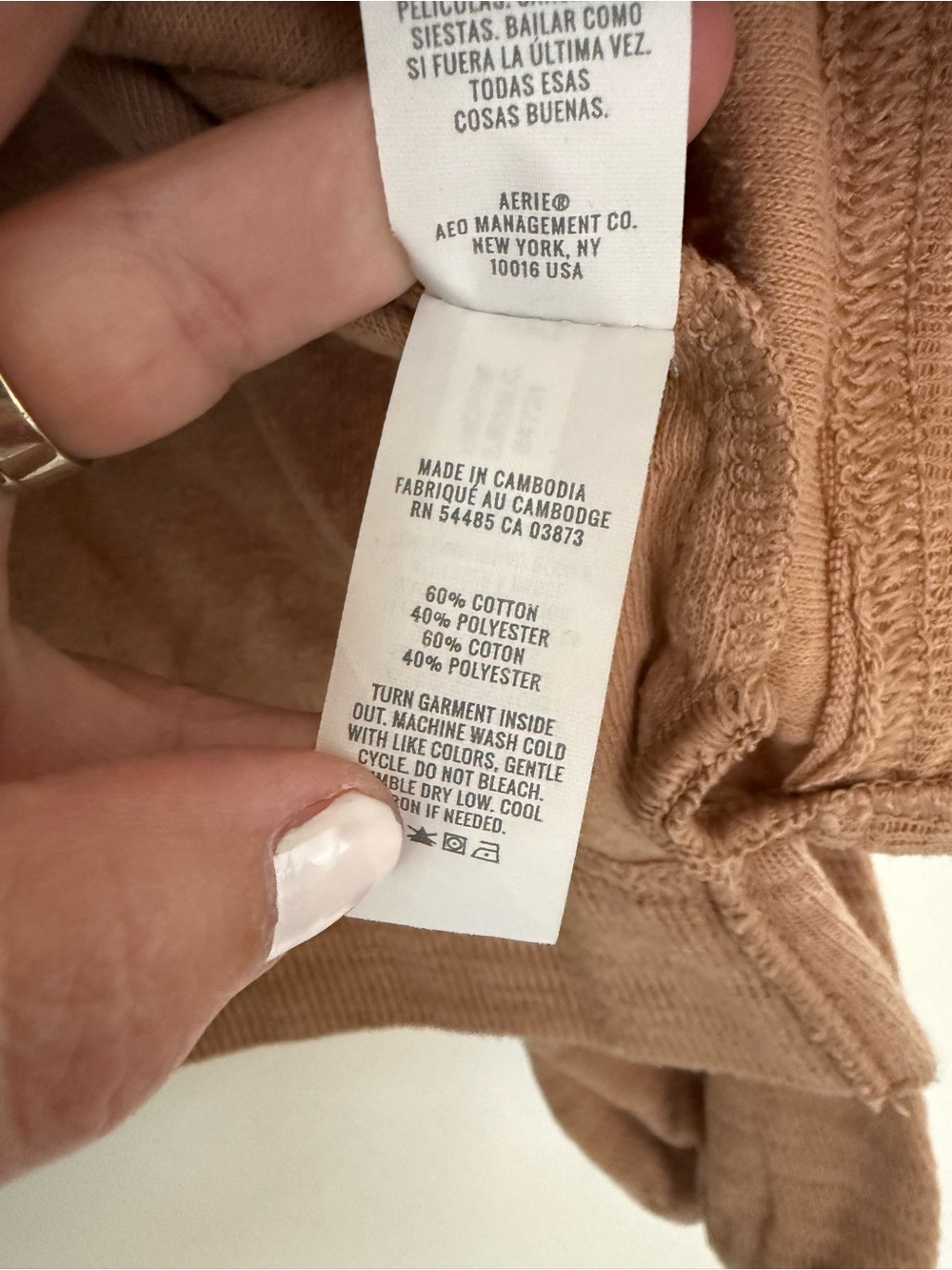 Aerie Oversized Long Sleeve, size small. - Picture 8 of 8